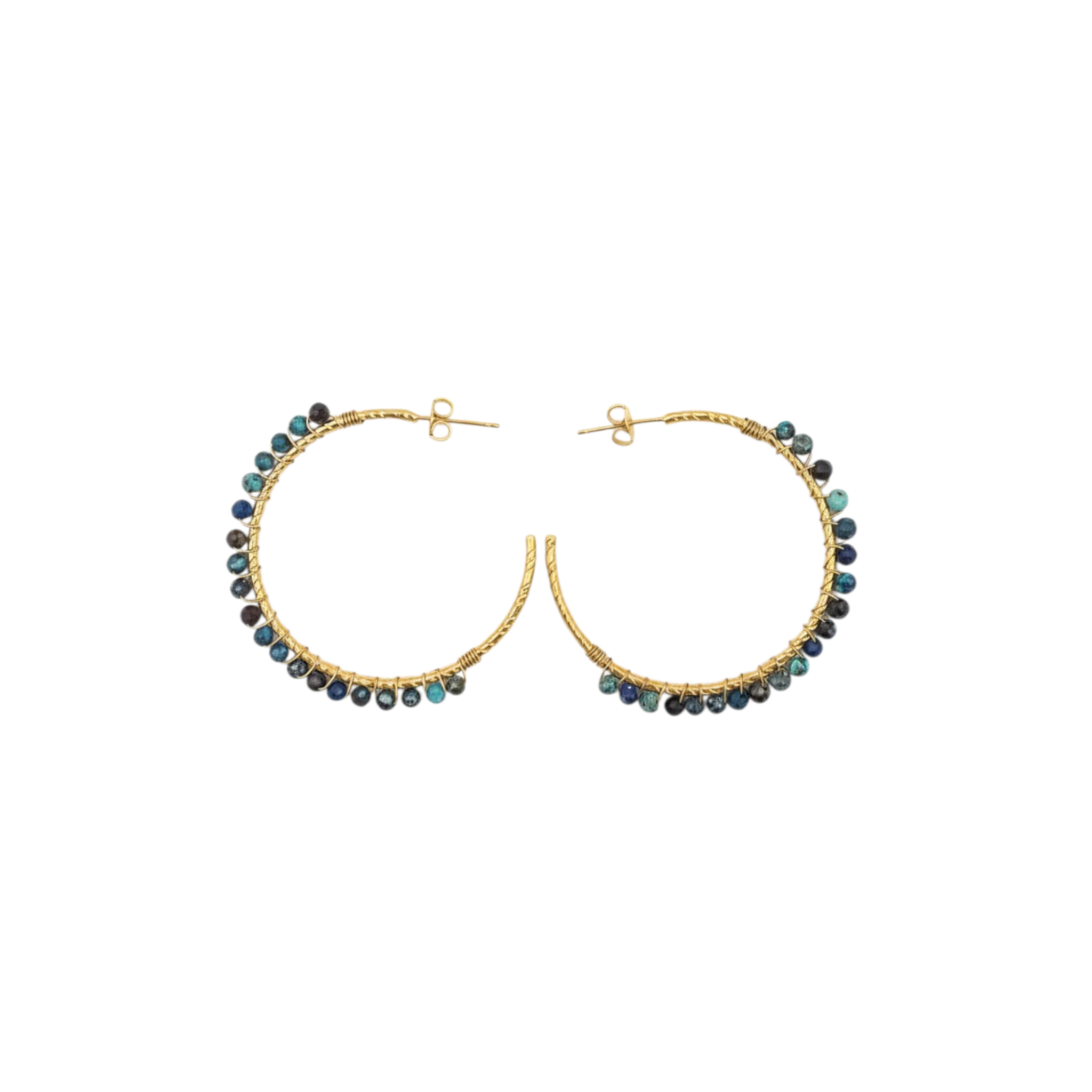 Boucles d'oreilles Mila Chrysocolle