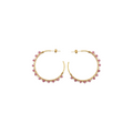 Boucles d'oreilles Mila Tourmalines Roses