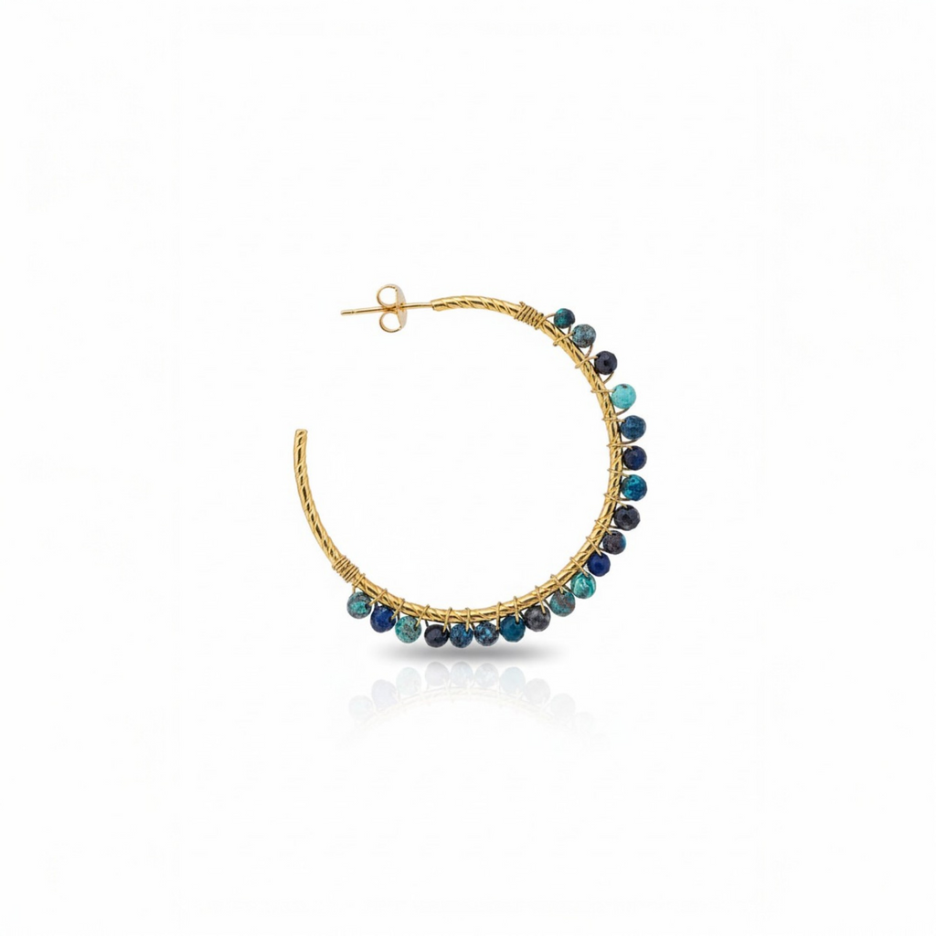 Boucles d'oreilles Mila Chrysocolle