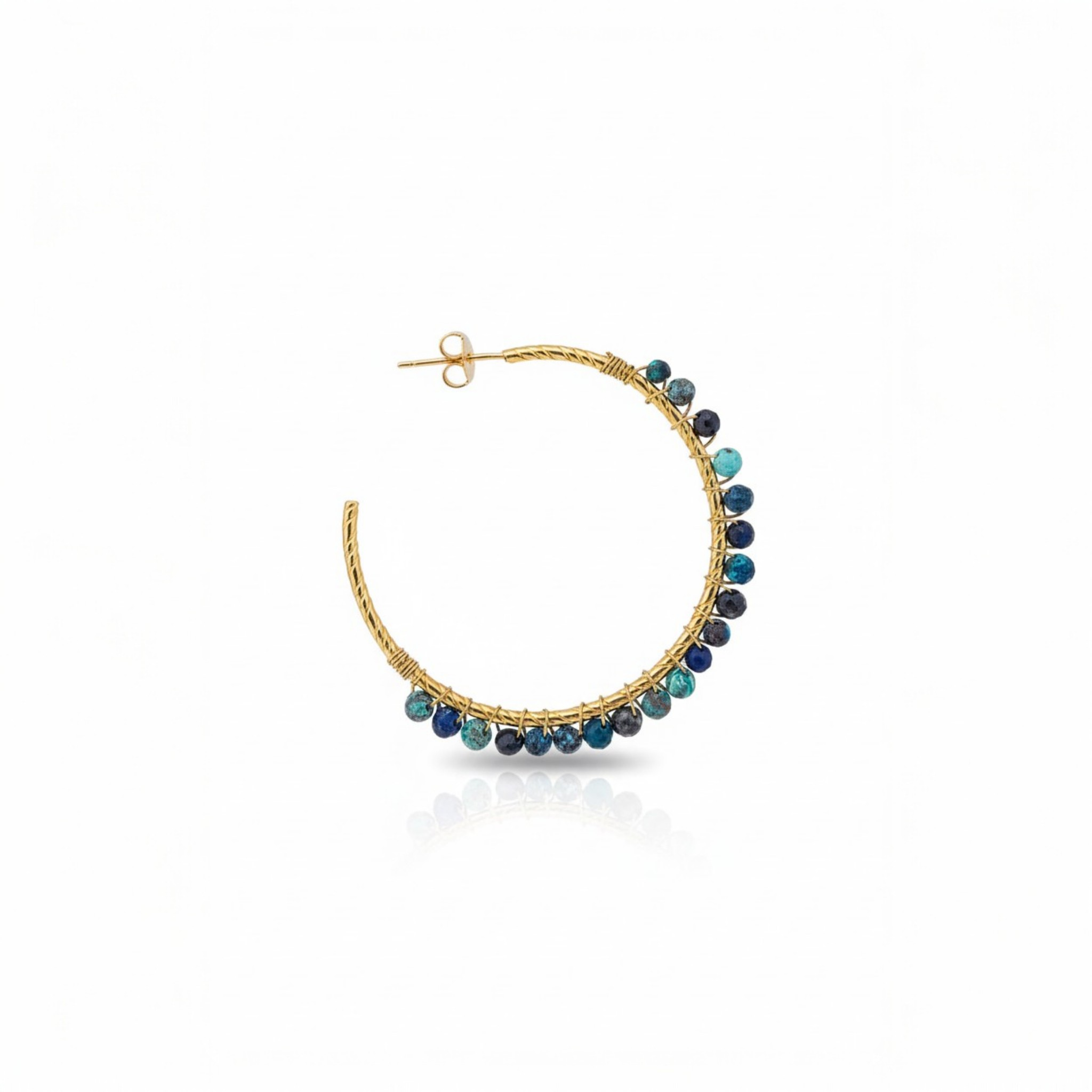 Boucles d'oreilles Mila Chrysocolle