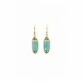 Boucles d'oreilles Jaya Amazonite