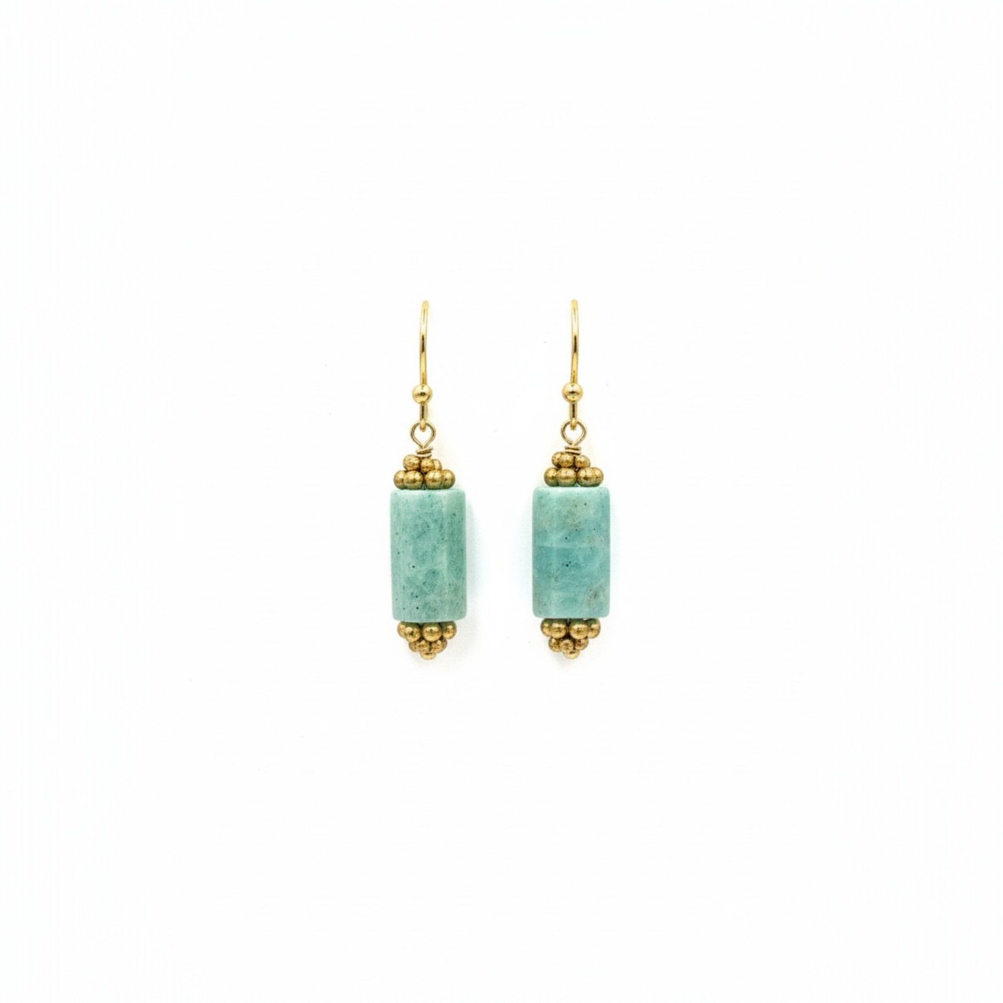 Boucles d'oreilles Jaya Amazonite