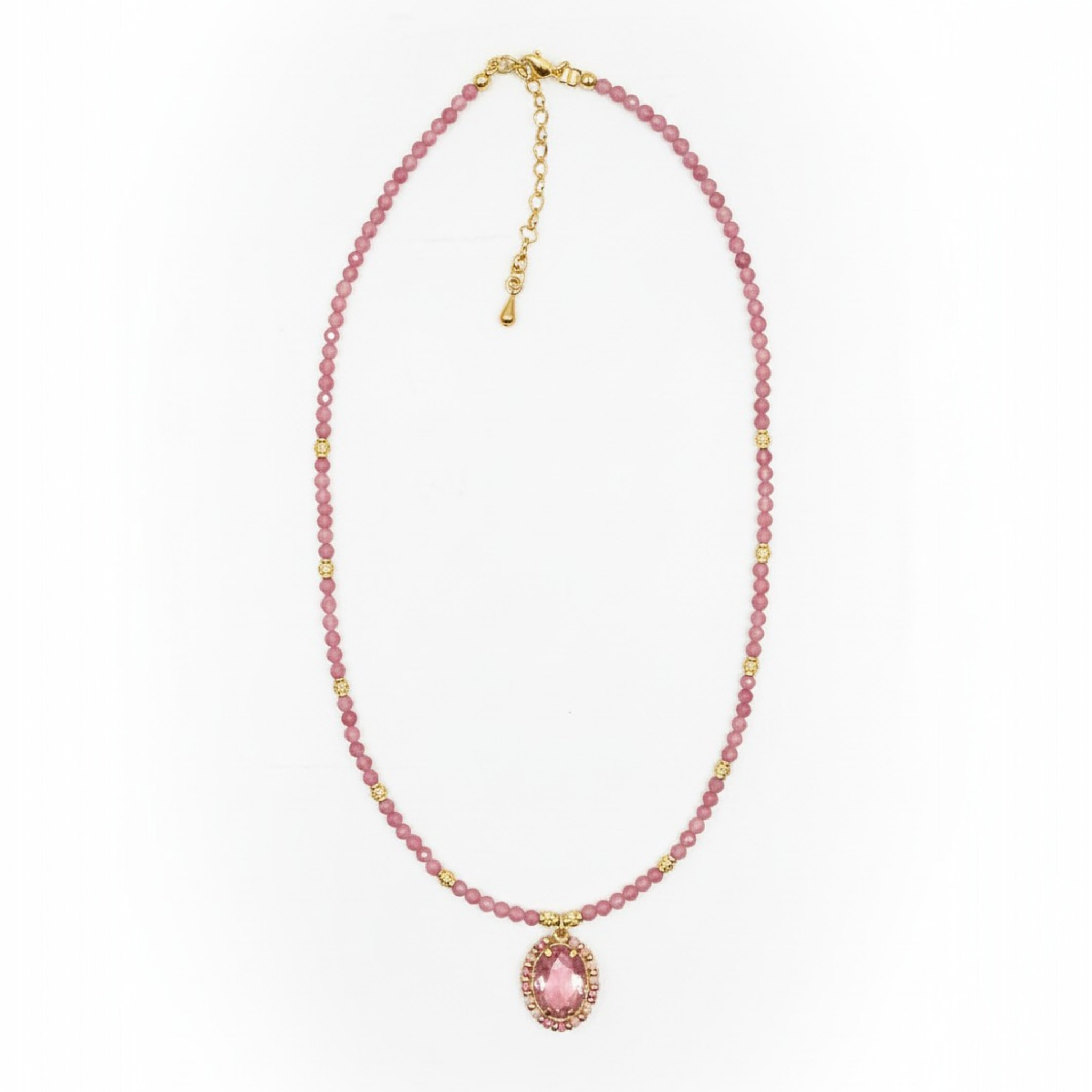 Collier Oléa Tourmaline Rose