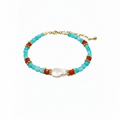 Bracelet Irma Amazonite & Cornaline