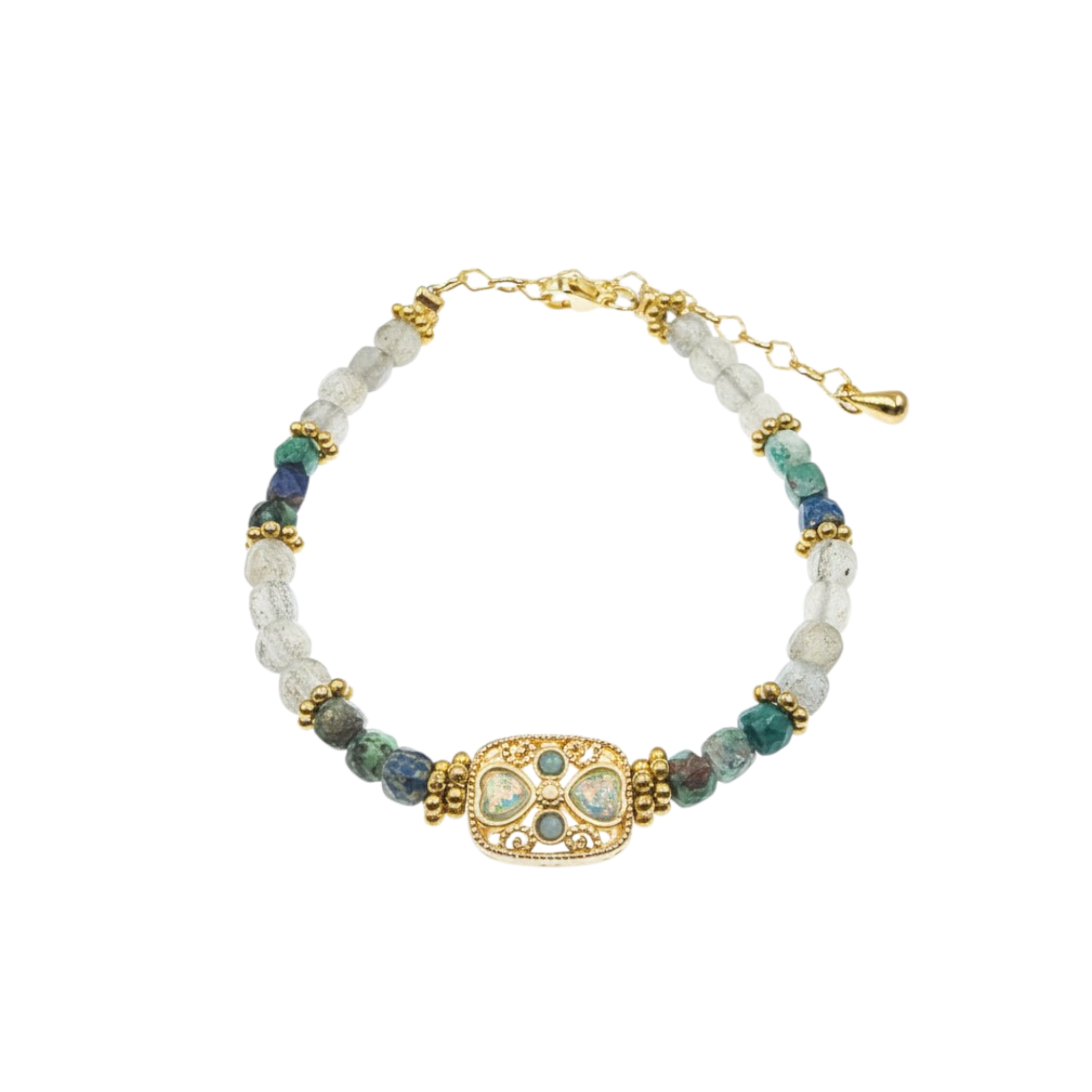 Bracelet Diana Labradorite & Chrysocolle
