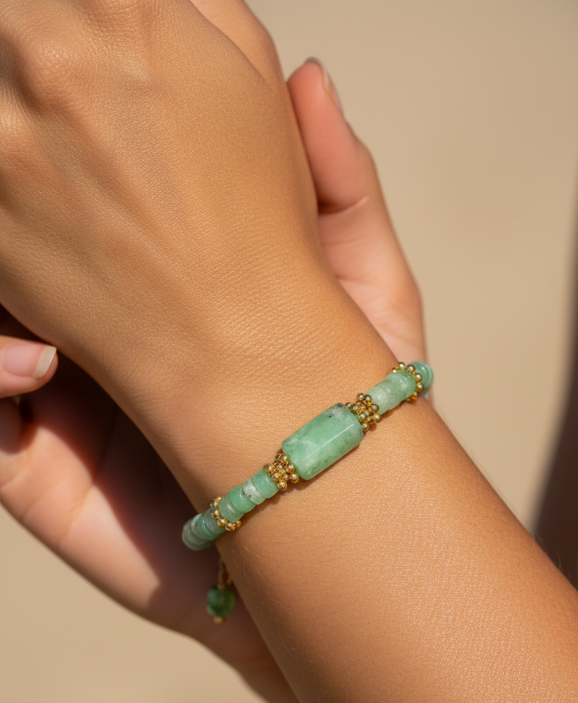 Bracelet Chrysoprase