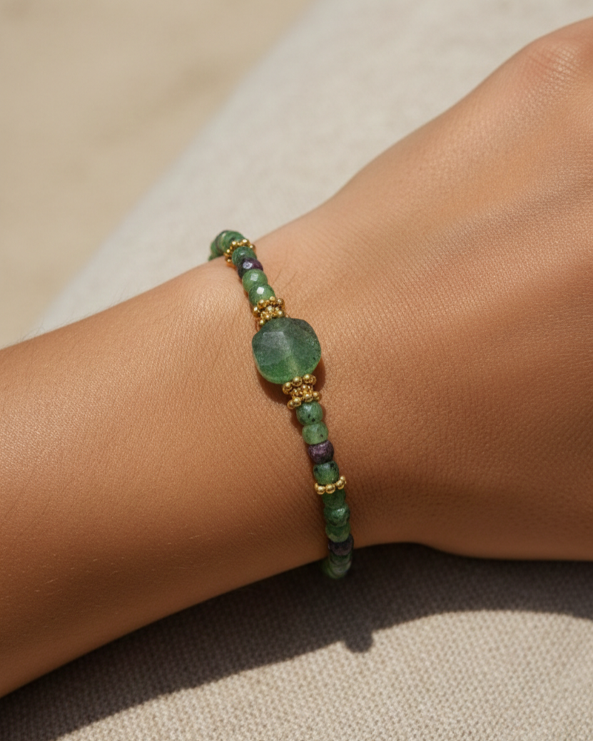 Bracelet Rubis Zoisite