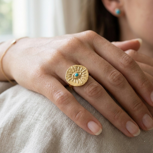 Bague Oeil Turquoise