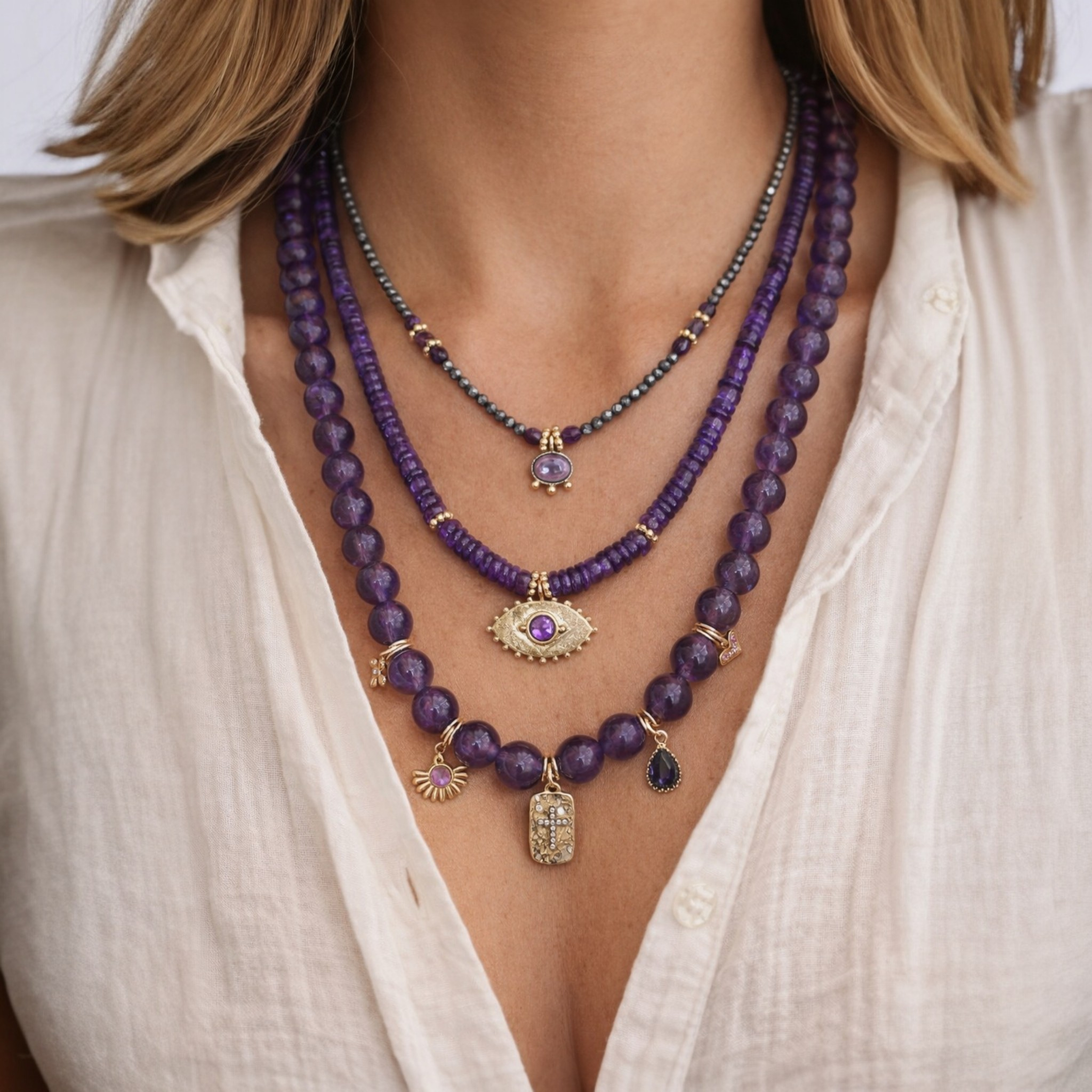 Collier Lilou Améthyste