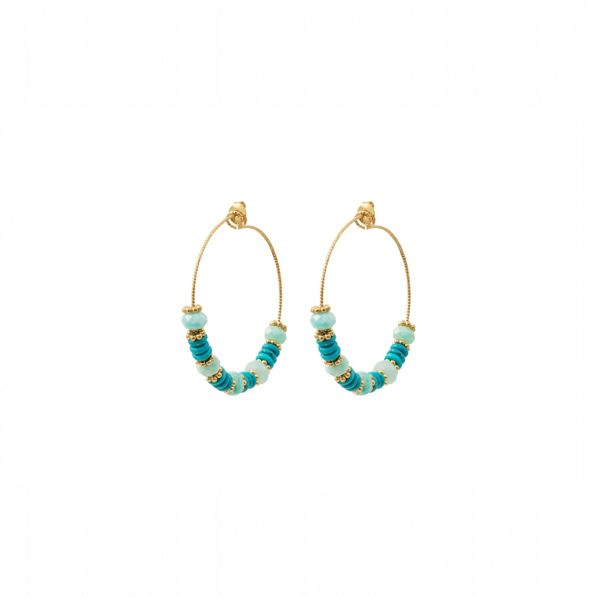 Boucles d'oreilles Diva Turquoise