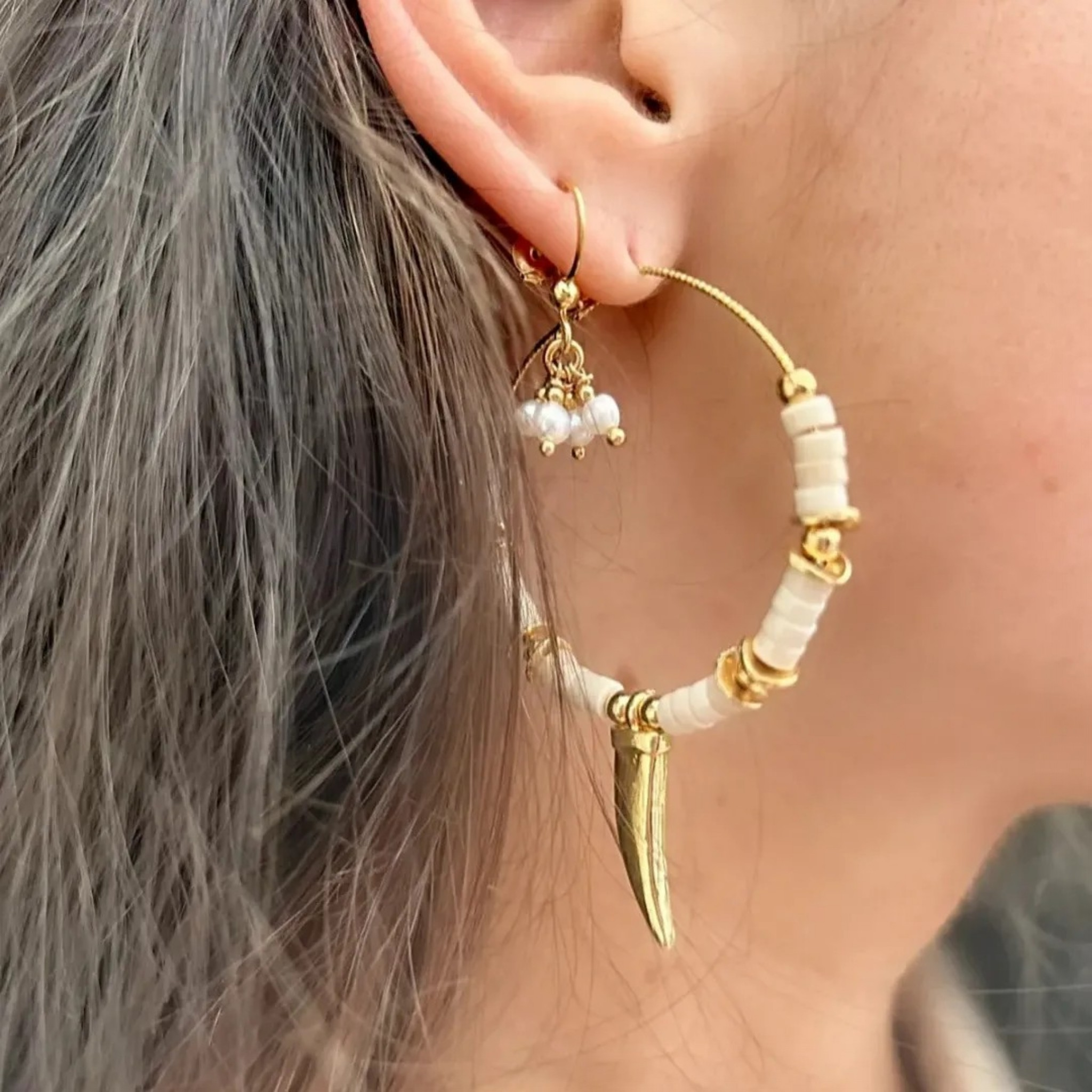 Boucles d'oreilles Dune