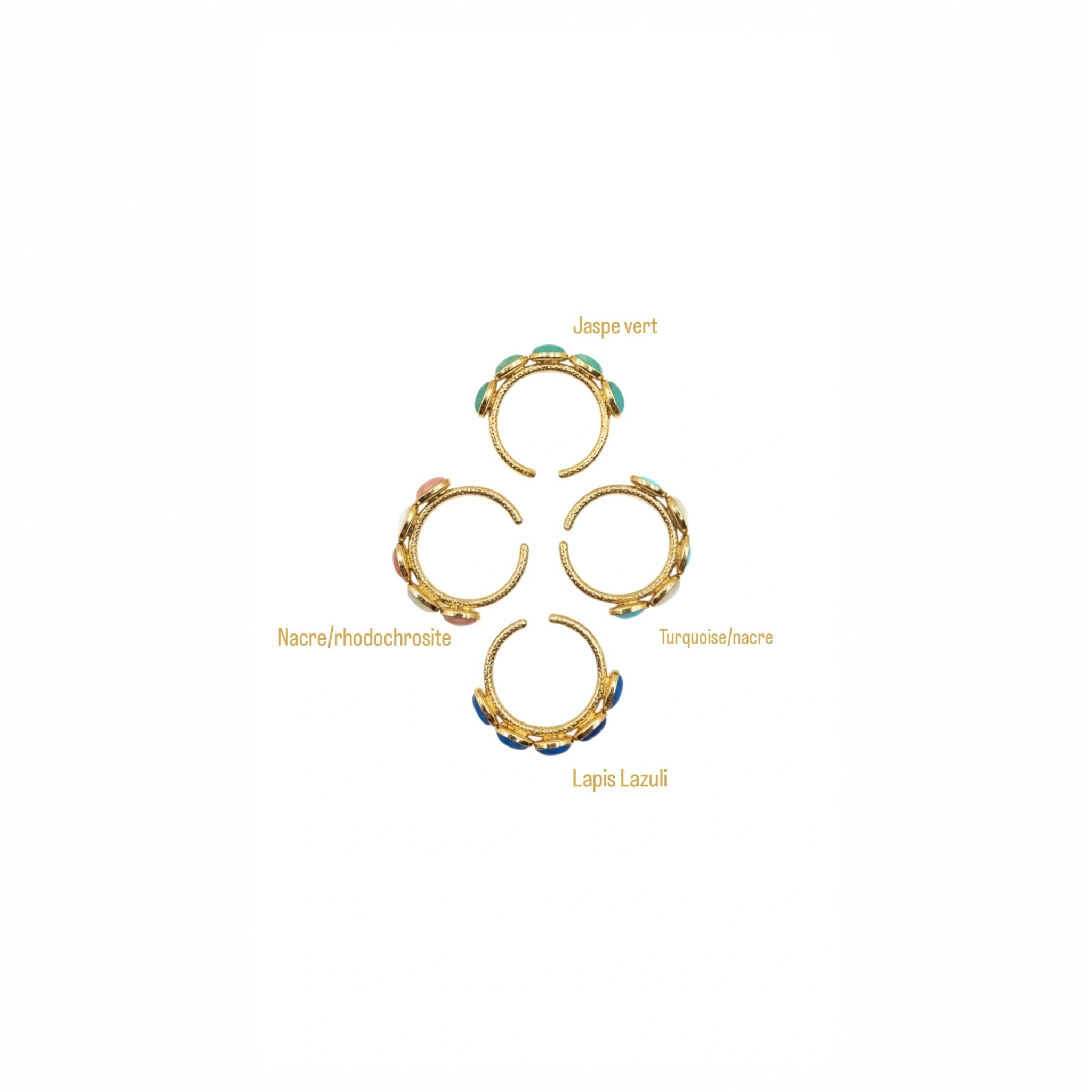 Bague Lilou Turquoise & Nacre