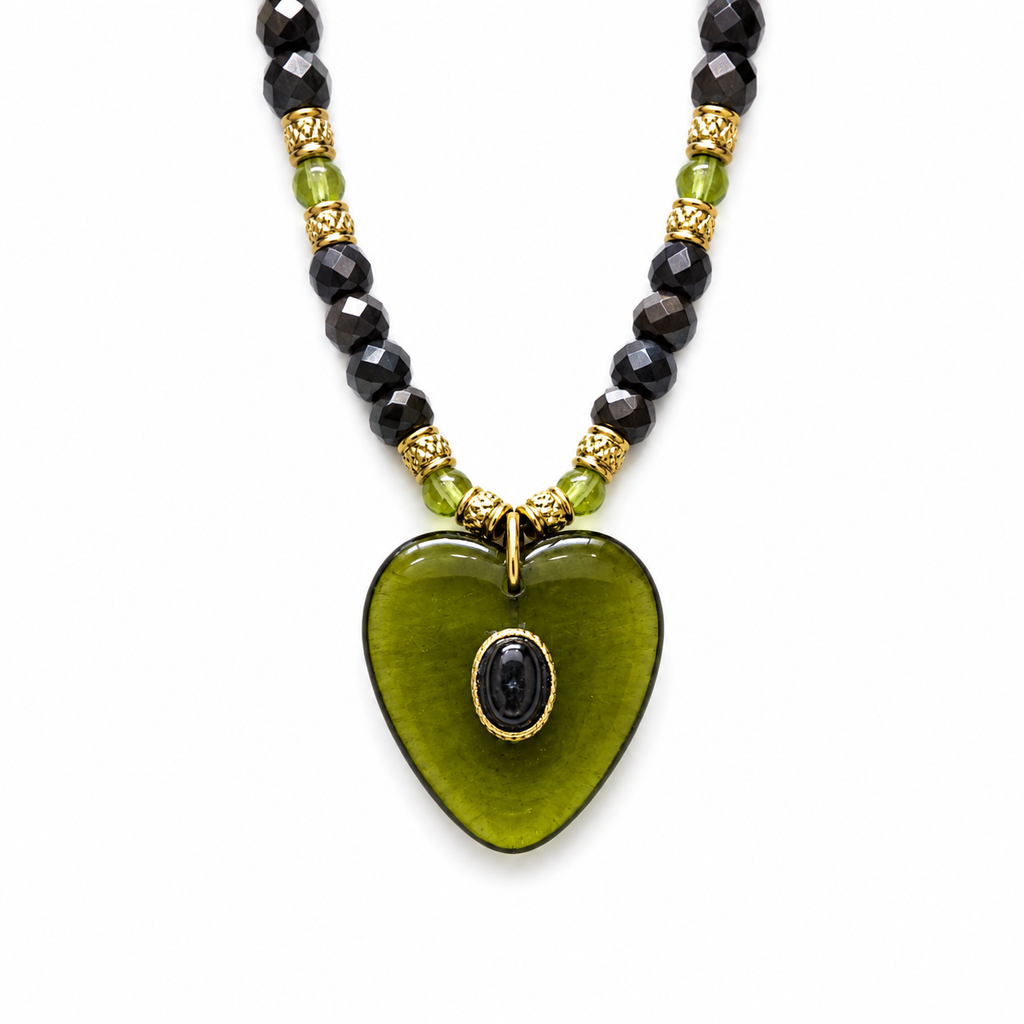 Collier Dia Obsidienne