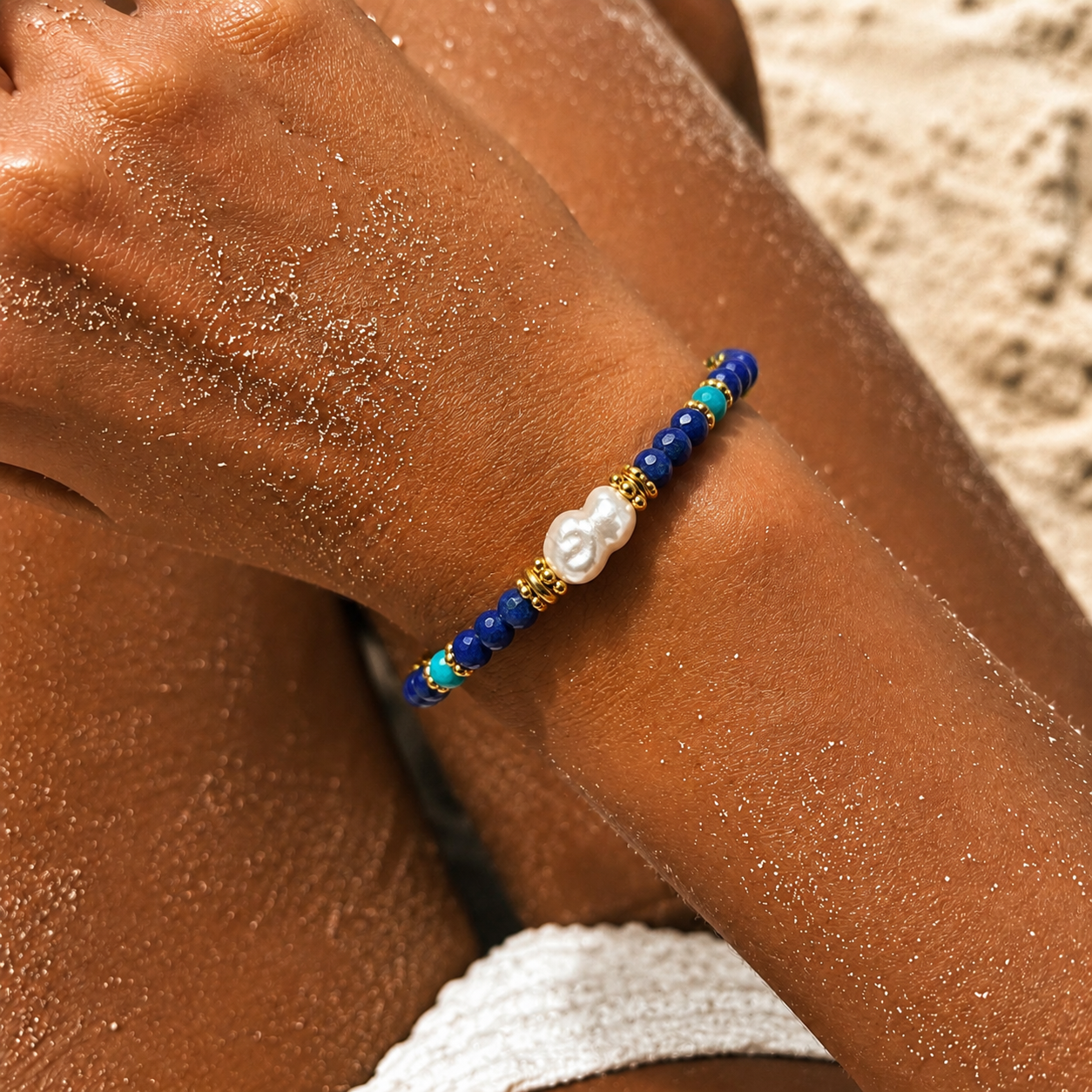Bracelet Irma Lapis Lazuli & Amazonite