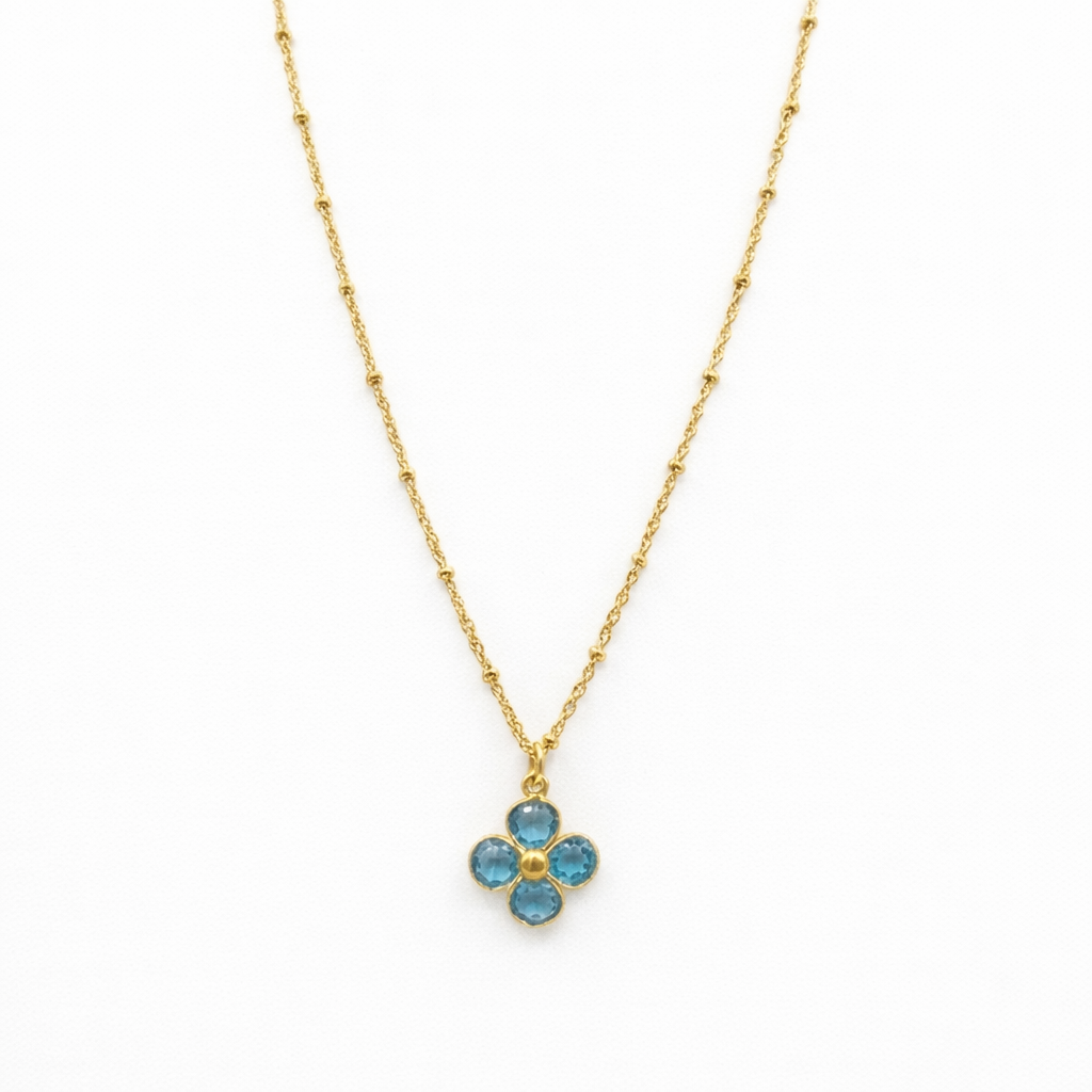 Collier Trèfle Apatite
