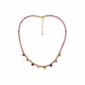 Collier India Tourmalines Roses