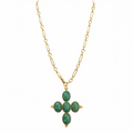 Sautoir Croix Jaspe
