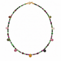 Collier Zoé rubis zoisite
