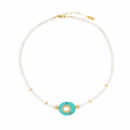 COLLIER KIM NACRE & TURQUOISE