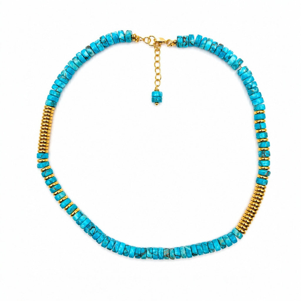 Collier Anahi Perles Turquoises