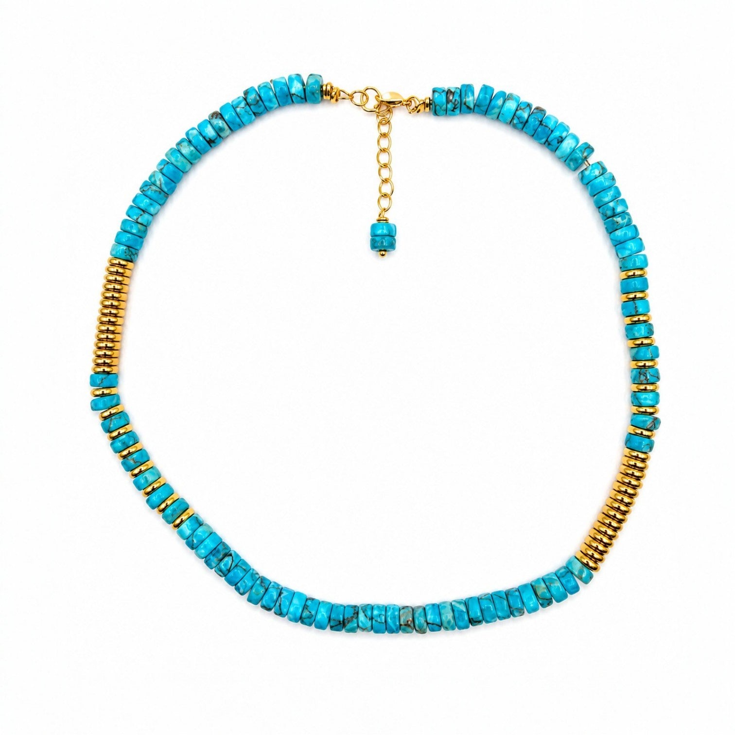 Collier Anahi Perles Turquoises