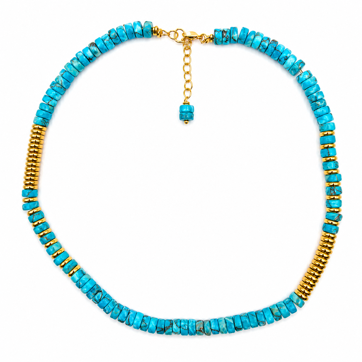 Collier Anahi Perles Turquoises