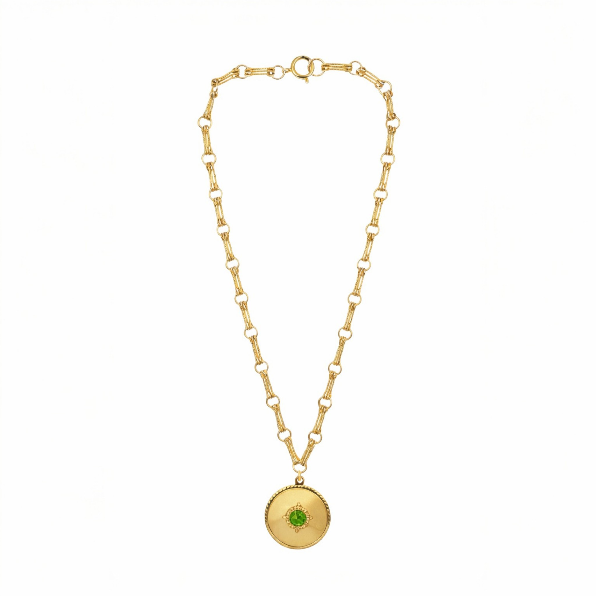 Collier Simone Vert Olive