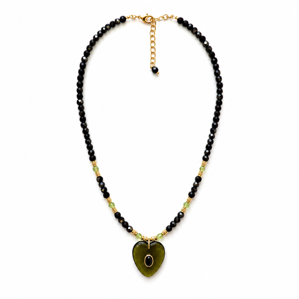 Collier Dia Obsidienne