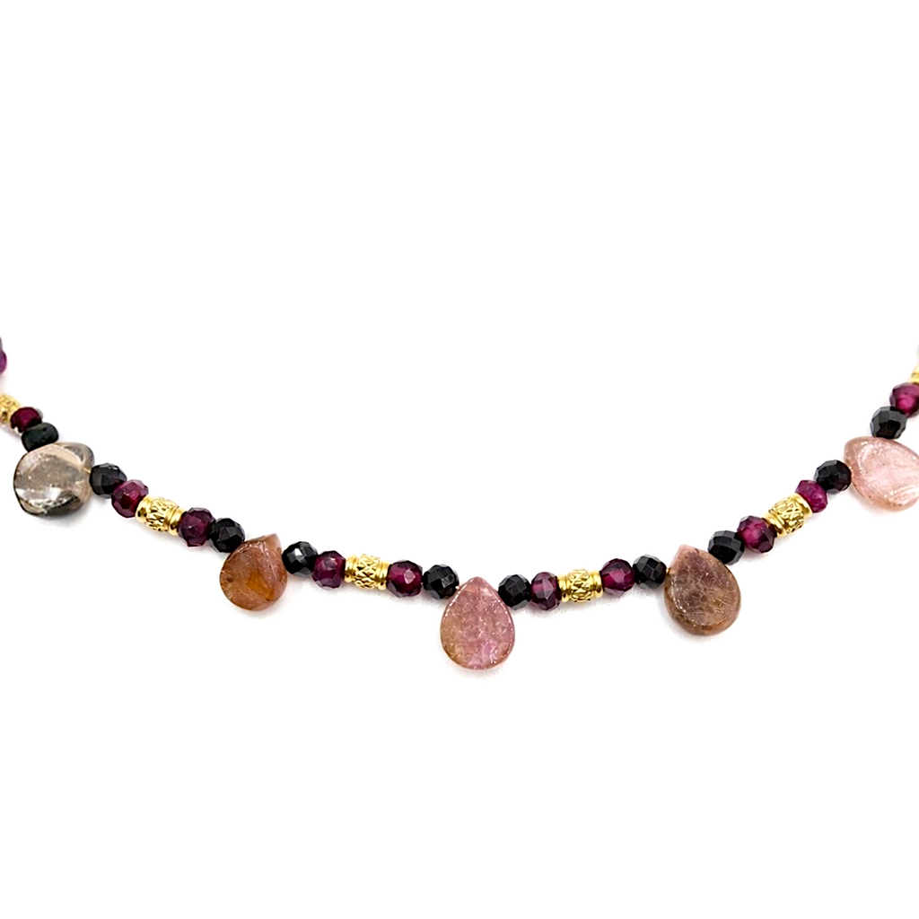 Collier Leela Gouttes Tourmalines
