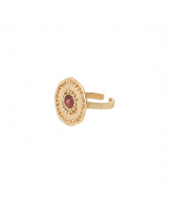 BAGUE THEA TOURMALINE ROSE