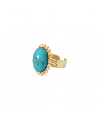 BAGUE KEYA TURQUOISE