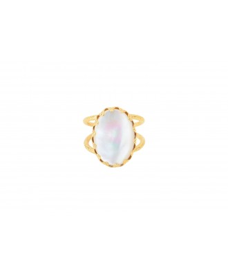 BAGUE LISE PIERRE DE LUNE