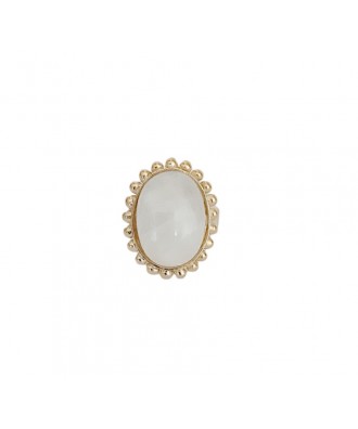 BAGUE KEYA LUNE BLANCHE
