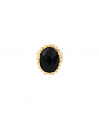 BAGUE KARMA ONYX NOIR