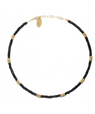 COLLIER NILA ONYX NOIR