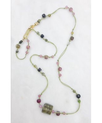 COLLIER LONG TOURMALINE