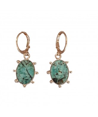 BOUCLES D'OREILLES PIERRE JASPE