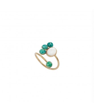 BAGUE JANET TURQUOISE