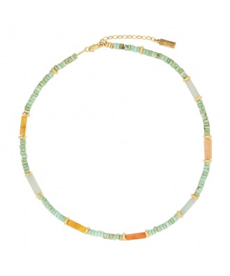 COLLIER JADE CHRYSOPRASE