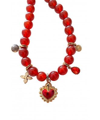 COLLIER EDEN CORNALINE