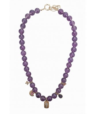 COLLIER EDEN AMETHYSTE