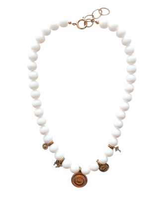 COLLIER EDEN JADE BLANC