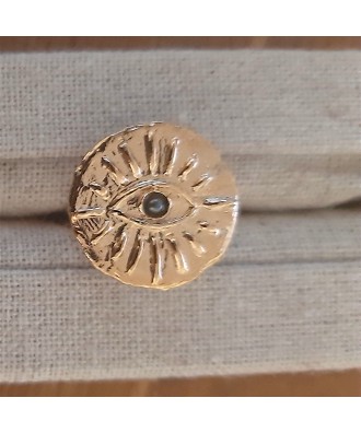 BAGUE OEIL HEMATITTE