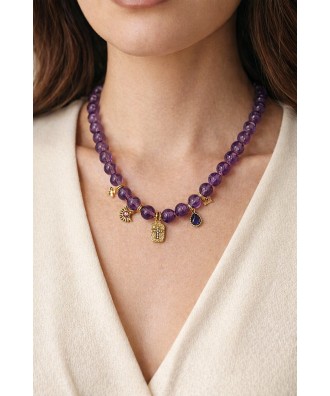 COLLIER EDEN AMETHYSTE